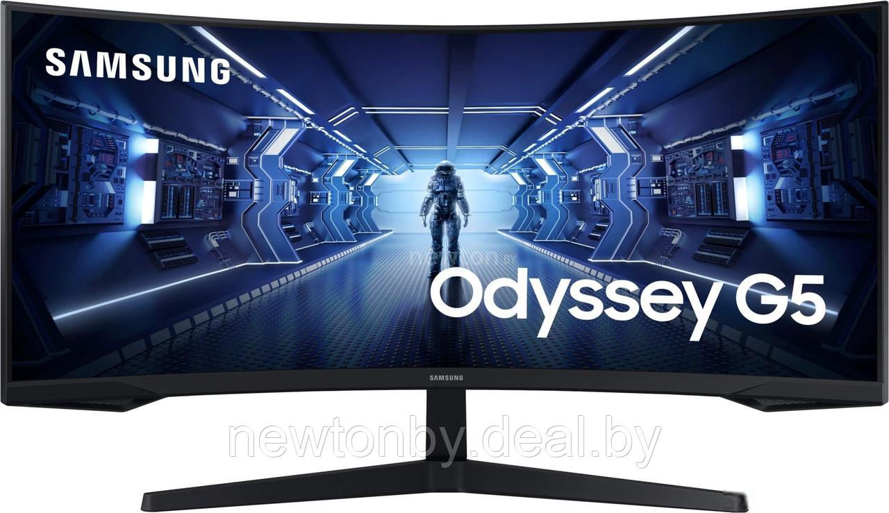 Игровой монитор Samsung Odyssey G5 C34G55TWWI - фото 1 - id-p218511471