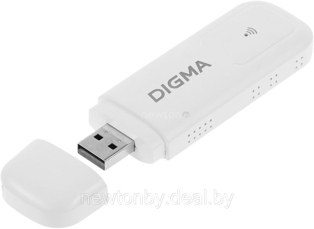 4G модем Digma WiFi DW1960 3G/4G (белый) - фото 1 - id-p218510157