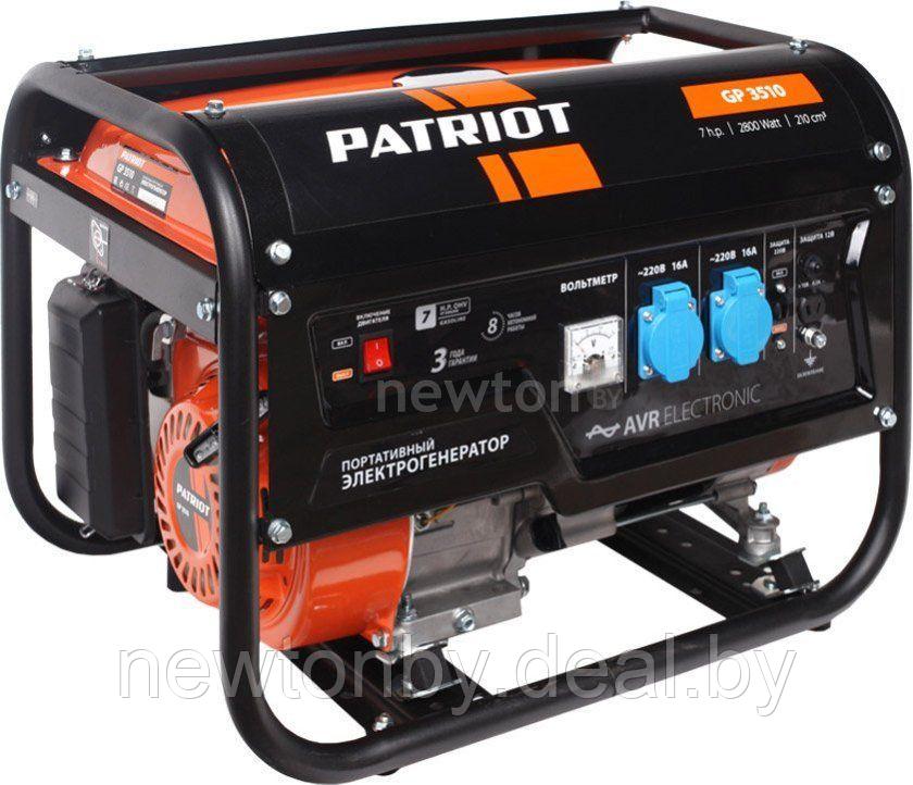 Бензиновый генератор Patriot GP 3510 - фото 1 - id-p218519672