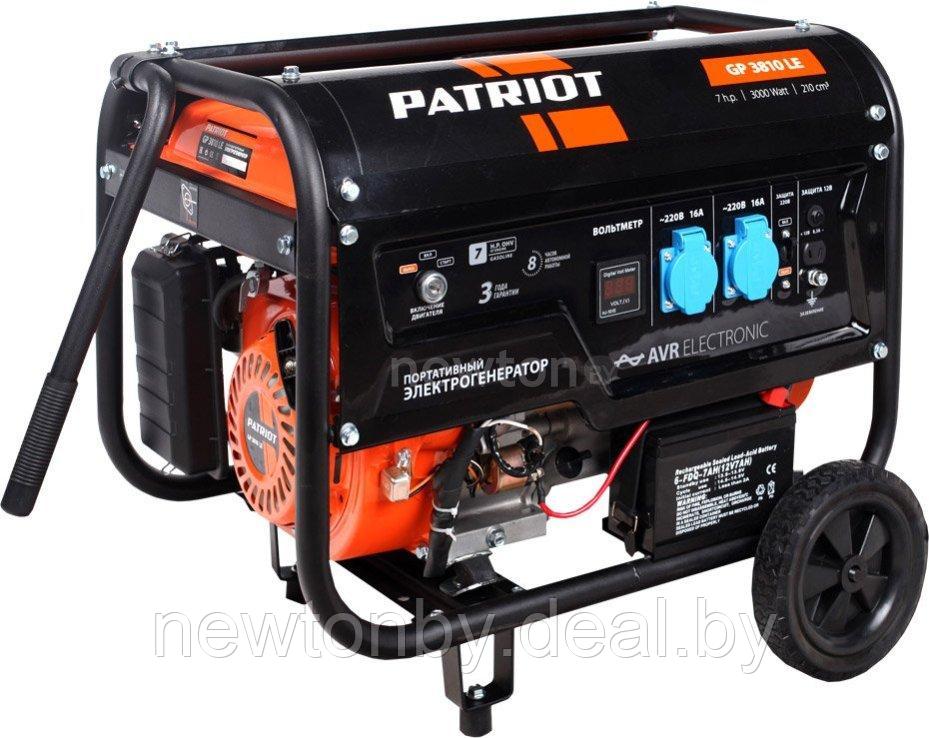 Бензиновый генератор Patriot GP 3810LE - фото 1 - id-p218519675