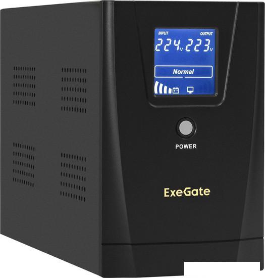 Источник бесперебойного питания ExeGate SpecialPro Smart LLB-2000.LCD.AVR.4C13.RJ.USB EX292631RUS