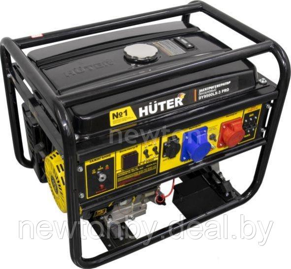 Бензиновый генератор Huter DY9500LX-3 PRO - фото 1 - id-p218519693