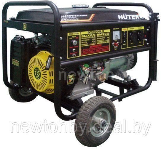 Бензиновый генератор Huter DY8000LX - фото 1 - id-p218519700
