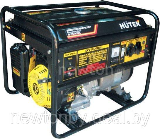 Бензиновый генератор Huter DY5000L - фото 1 - id-p218519703