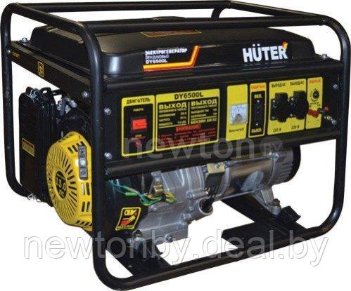 Бензиновый генератор Huter DY6500L - фото 1 - id-p218519706
