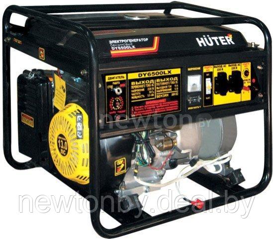 Бензиновый генератор Huter DY6500LX - фото 1 - id-p218519708