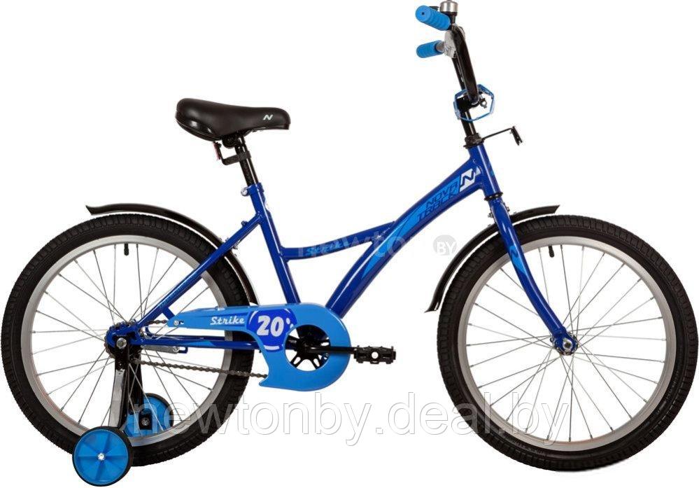 Детский велосипед Novatrack Strike 20 2022 203STRIKE.BL22 (синий) - фото 1 - id-p218530192