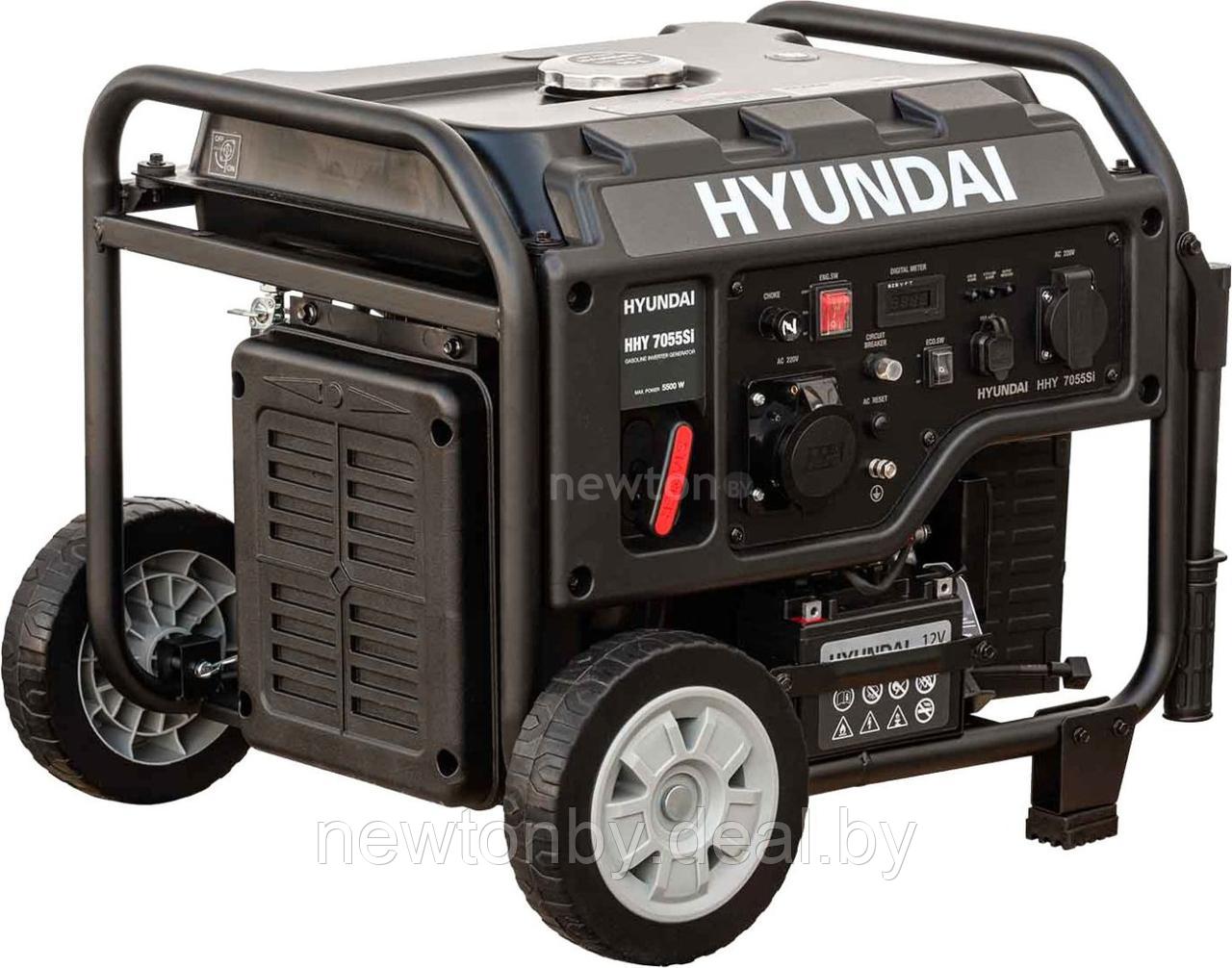 Бензиновый генератор Hyundai HHY 7055Si - фото 1 - id-p203120893