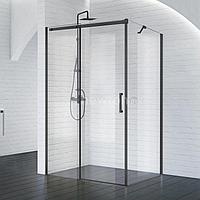 Душевой уголок BelBagno ACQUA-AH-1-140/90-C-NERO (прозрачное стекло)