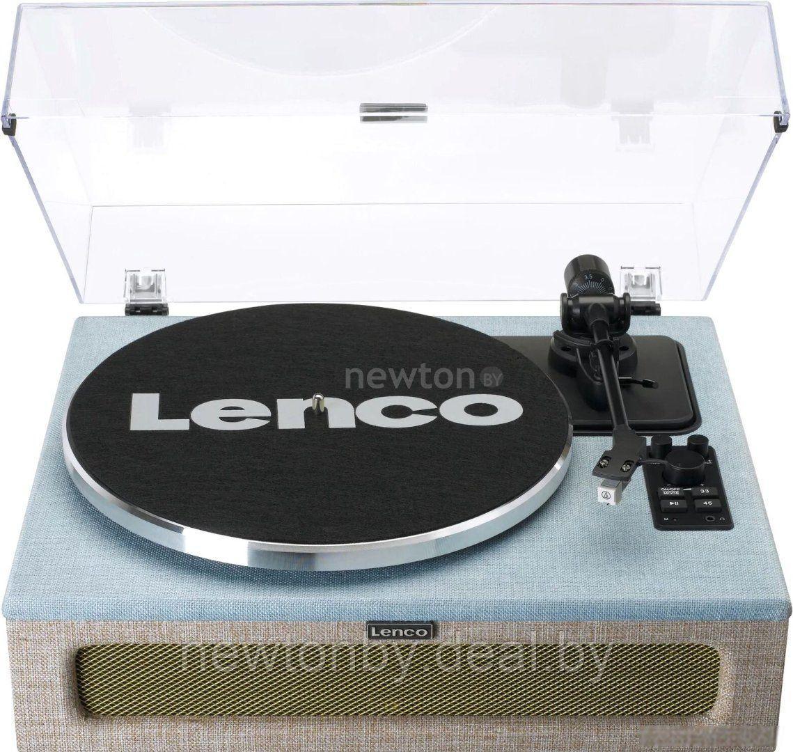 Виниловый проигрыватель Lenco LS-440 (серый/голубой) - фото 1 - id-p218533364