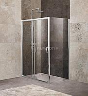 Душевой уголок BelBagno UNIQUE-AH-1-100/115-80-C-Cr (прозрачное стекло)