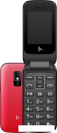 Кнопочный телефон F+ Flip 240 (черный/красный), фото 2