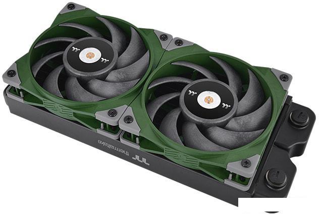 Вентилятор для корпуса Thermaltake ToughFan 12 Racing Green CL-F117-PL12RG-A - фото 5 - id-p218295175