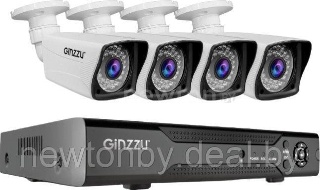Комплект видеонаблюдения Ginzzu HK-446D - фото 1 - id-p218525123
