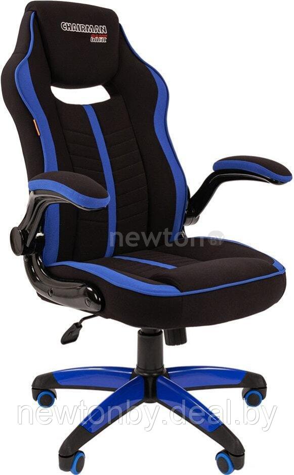 Кресло CHAIRMAN Game 19 (черный/синий) - фото 1 - id-p218526974