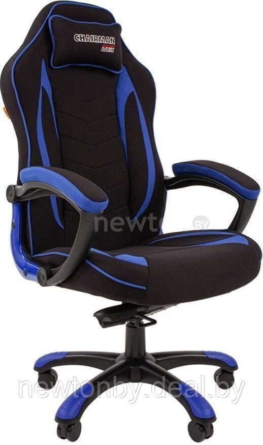 Кресло CHAIRMAN Game 28 (черный/синий) - фото 1 - id-p218526989