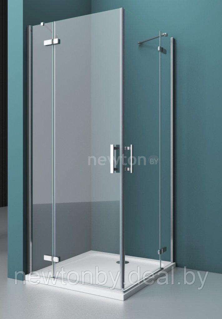 Душевой уголок BelBagno KRAFT-A-22-100-C-Cr (прозрачное стекло) - фото 1 - id-p201885361