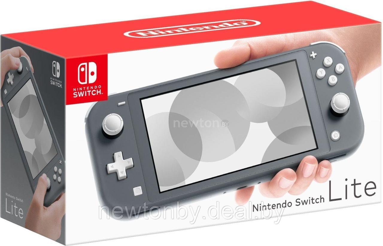 Игровая приставка Nintendo Switch Lite (серый) - фото 1 - id-p218518908