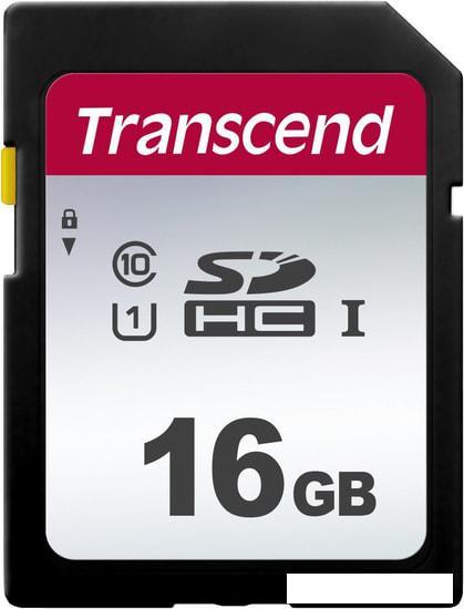 Карта памяти Transcend SDHC 300S 16GB - фото 1 - id-p218442253
