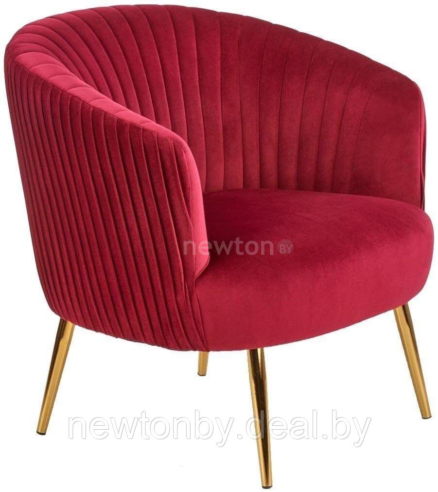 Интерьерное кресло Halmar Crown (бордовый/золотой) - фото 1 - id-p208361715