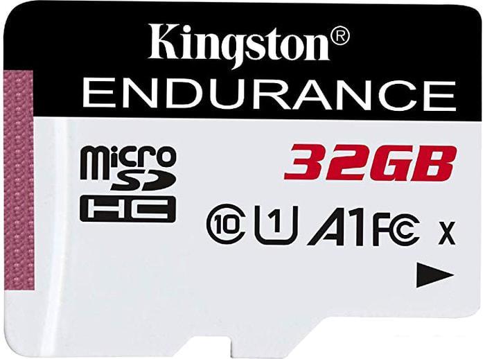 Карта памяти Kingston High Endurance microSDHC 32GB - фото 1 - id-p218442362