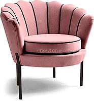 Интерьерное кресло Halmar Angelo (розовый/черный)
