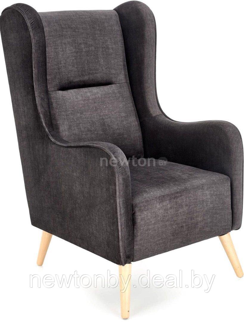 Интерьерное кресло Halmar Chester 2 (антрацит/натуральный) - фото 1 - id-p218549301