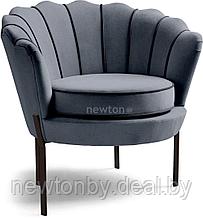 Интерьерное кресло Halmar Angelo (серый/черный)