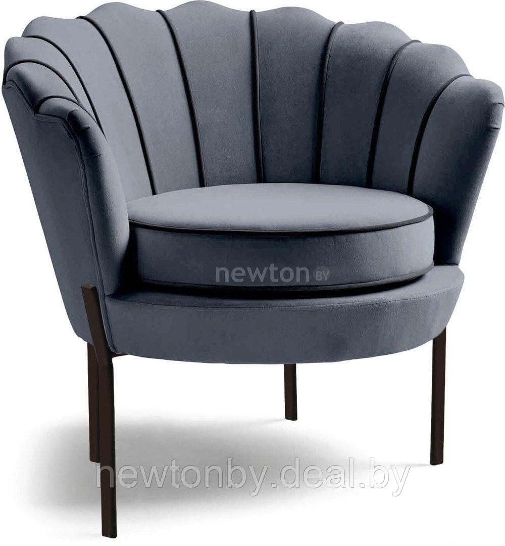 Интерьерное кресло Halmar Angelo (серый/черный) - фото 1 - id-p208361716