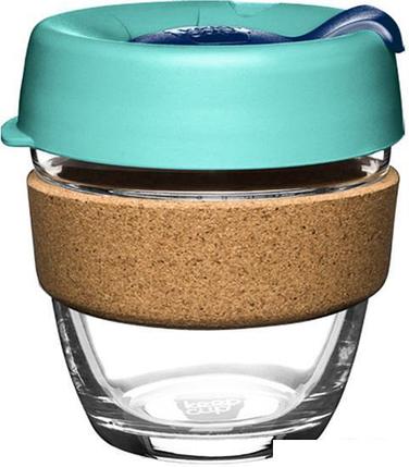 Многоразовый стакан KeepCup Brew Cork S Australis 227мл (бирюзовый), фото 2