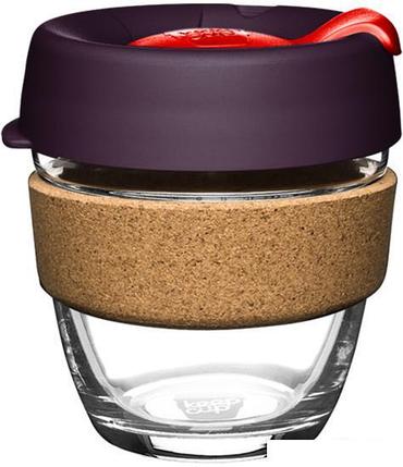 Многоразовый стакан KeepCup Brew Cork S Red Bells 227мл (бордовый), фото 2