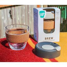 Многоразовый стакан KeepCup Brew Cork S Red Bells 227мл (бордовый), фото 3