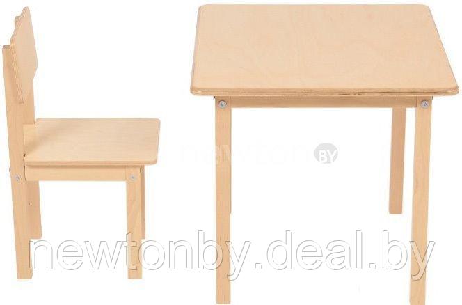 Детский стол Polini Kids Simple 105 S (натуральный) - фото 1 - id-p218547270