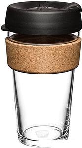 Многоразовый стакан KeepCup Brew Cork L Black 454мл (черный)