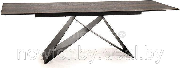 Кухонный стол Signal Westin ceramic WESTINBRC180 (эффект дерева/черный матовый) - фото 1 - id-p218550489