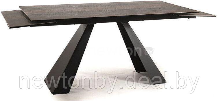 Кухонный стол Signal Salvadore SALVADOREBRC180 (дерево/черный) - фото 1 - id-p218550493