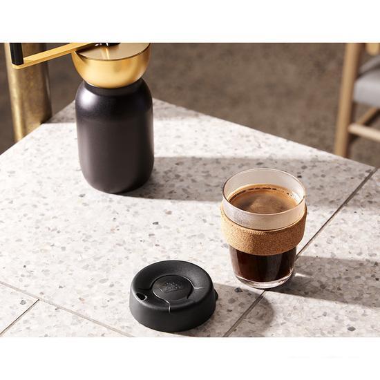 Многоразовый стакан KeepCup Brew Cork M Red Bells 340мл (бордовый) - фото 2 - id-p218097499