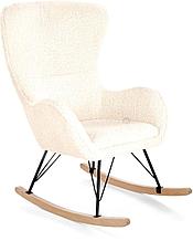 Кресло-качалка Halmar Liberto 2 (кремовый/натуральный/черный)