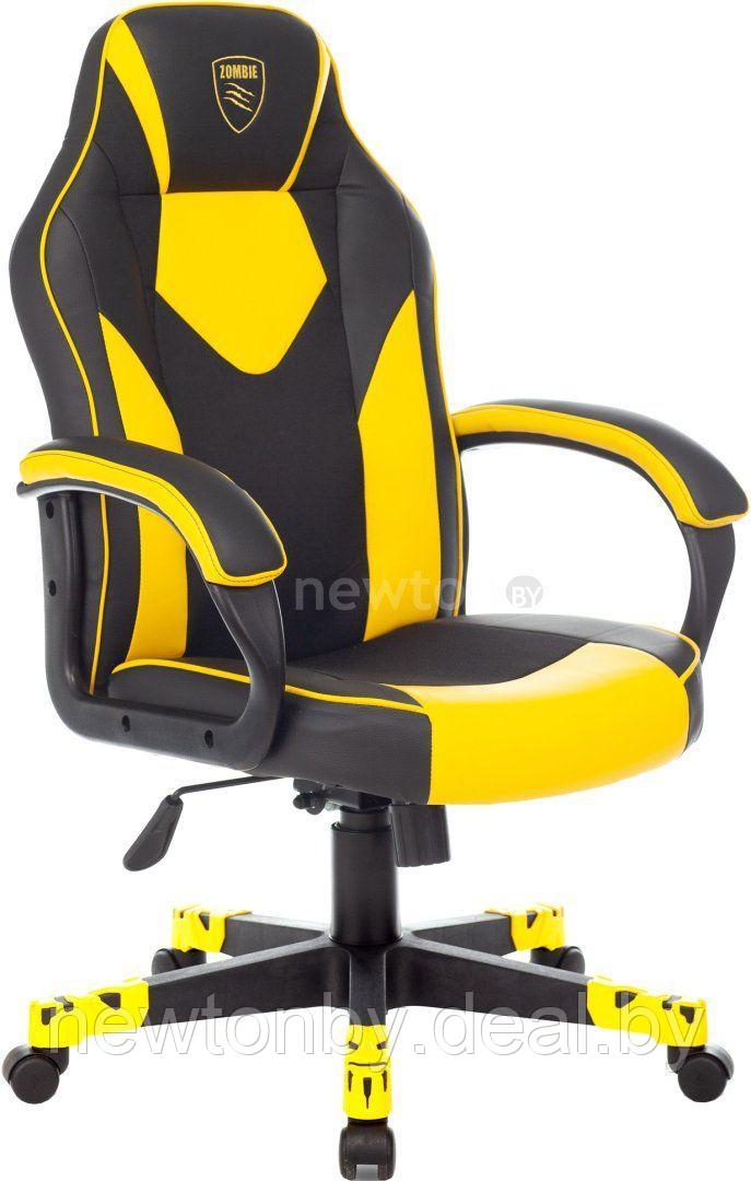 Кресло Zombie Game 17 (черный/желтый) - фото 1 - id-p218527882