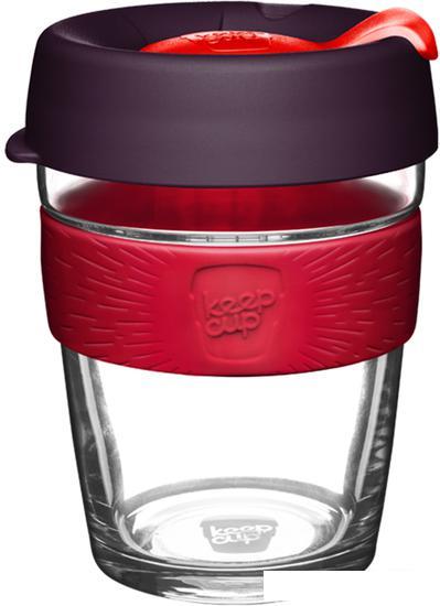 Многоразовый стакан KeepCup Longplay Brew M Red Bells 340мл (бордовый)