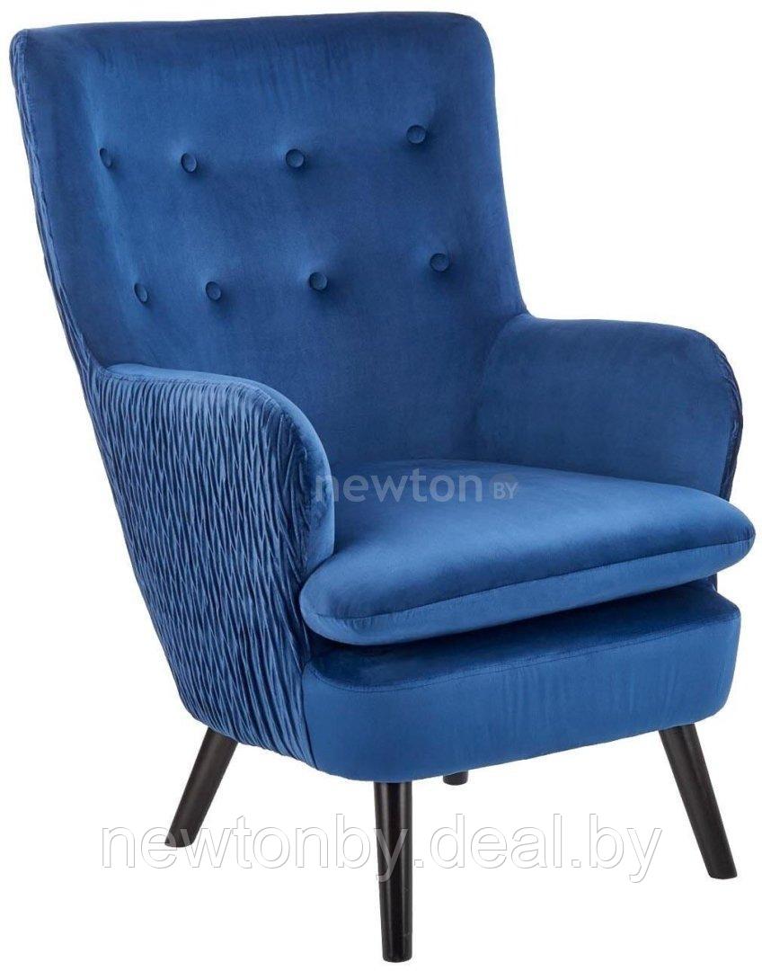 Интерьерное кресло Halmar Ravel (темно-синий/черный) - фото 1 - id-p218549360