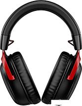 Наушники HyperX Cloud III Wireless (черный/красный), фото 3