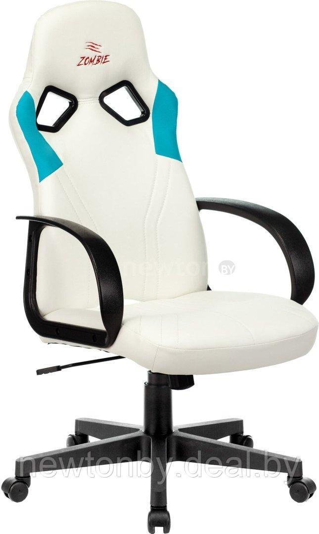 Кресло Zombie Runner (белый/голубой) - фото 1 - id-p218528005