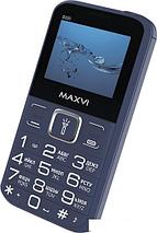 Кнопочный телефон Maxvi B200 (синий), фото 3