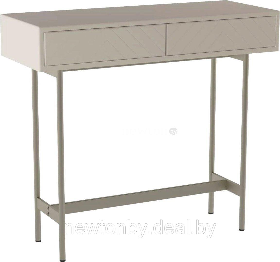 Приставной столик Калифорния мебель Брум (крем/титан) - фото 1 - id-p218551111