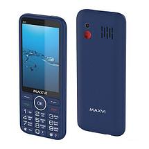 Кнопочный телефон Maxvi B35 (синий), фото 2