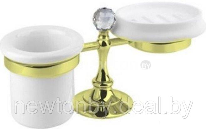 Набор аксессуаров для ванной Cezares Olimp-STT-03/24-Sw (золото) - фото 1 - id-p202844391
