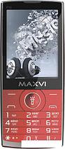 Кнопочный телефон Maxvi B6ds (красный), фото 2