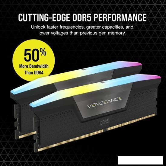 Оперативная память Corsair Vengeance RGB 2x32ГБ DDR5 6000 МГц CMH64GX5M2B6000C40 - фото 4 - id-p218322558