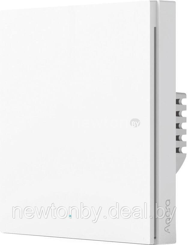 Выключатель Aqara Smart Wall Switch H1 (одноклавишный, без нейтрали) - фото 1 - id-p218547371